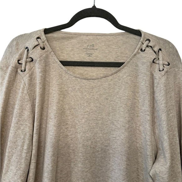 J Jill Pima Lace Shoulder Tunic 2X - Picture 4 of 7